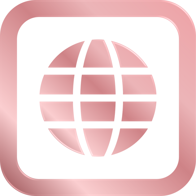 Rose Gold Website Icon